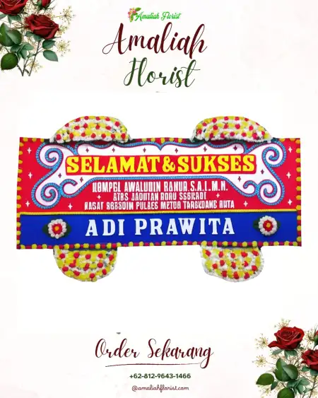 Papan Bunga Ucapan Selamat Sawangargo